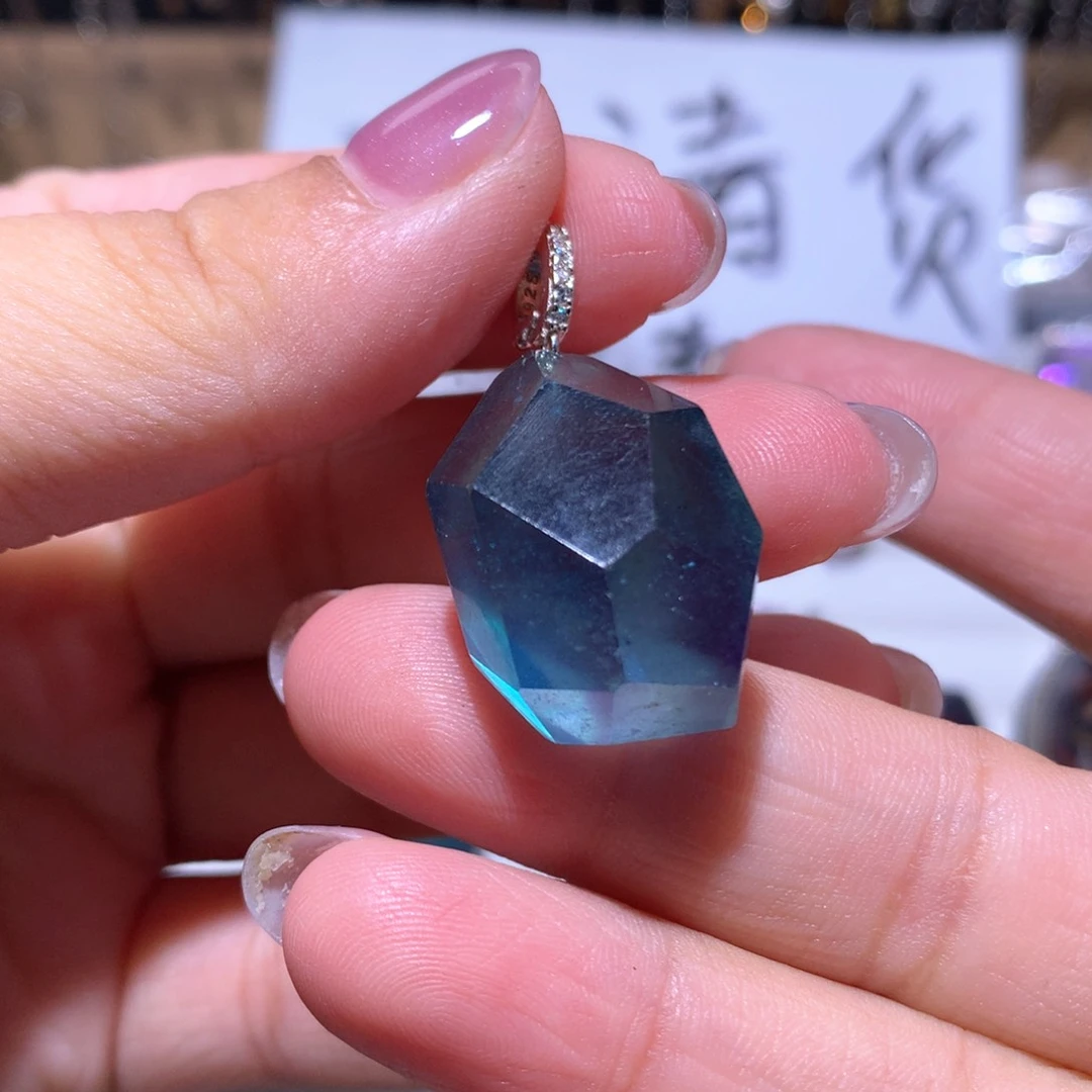 【闪购商品】水晶戒指银S925镶嵌用****6吊坠