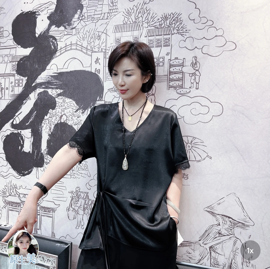 【麦子】小众气质范定制设计欧韩上衣  9979