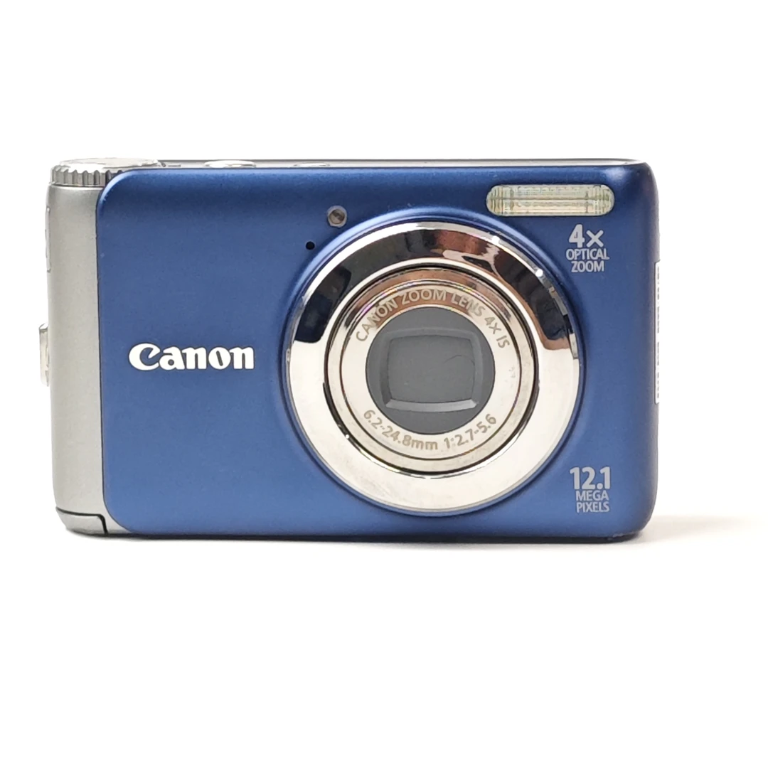 95新 Canon/佳能 a3100蓝色1210万像素4倍变焦ccd数码相机