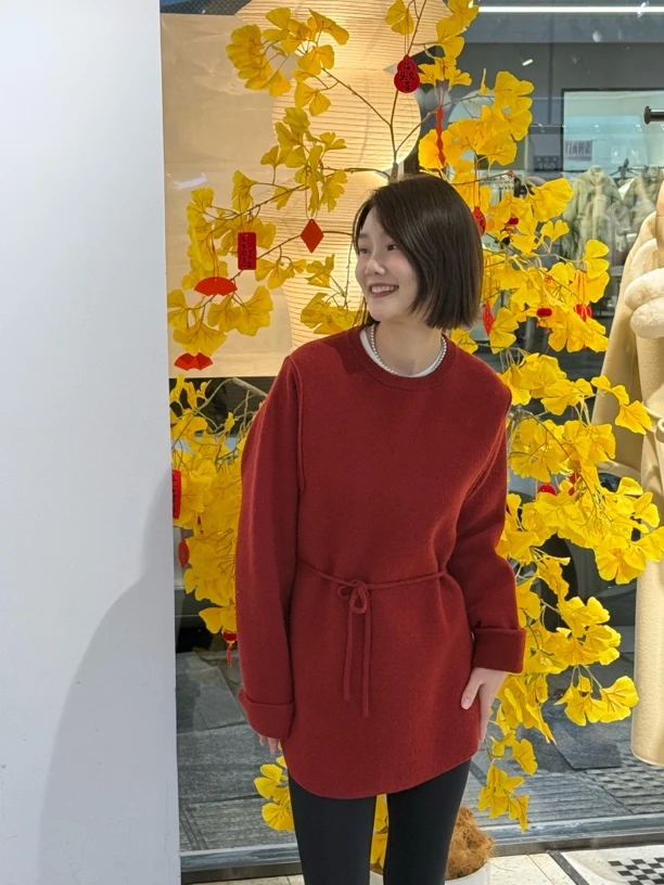 取悦家冬装毛衣裤子内搭