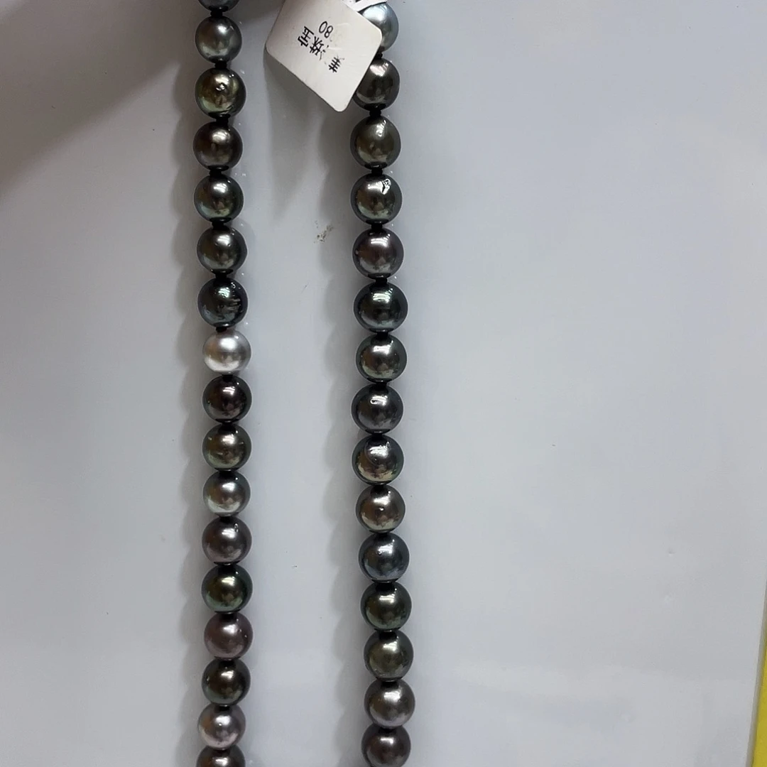 海水珍珠银S925镶嵌颈饰