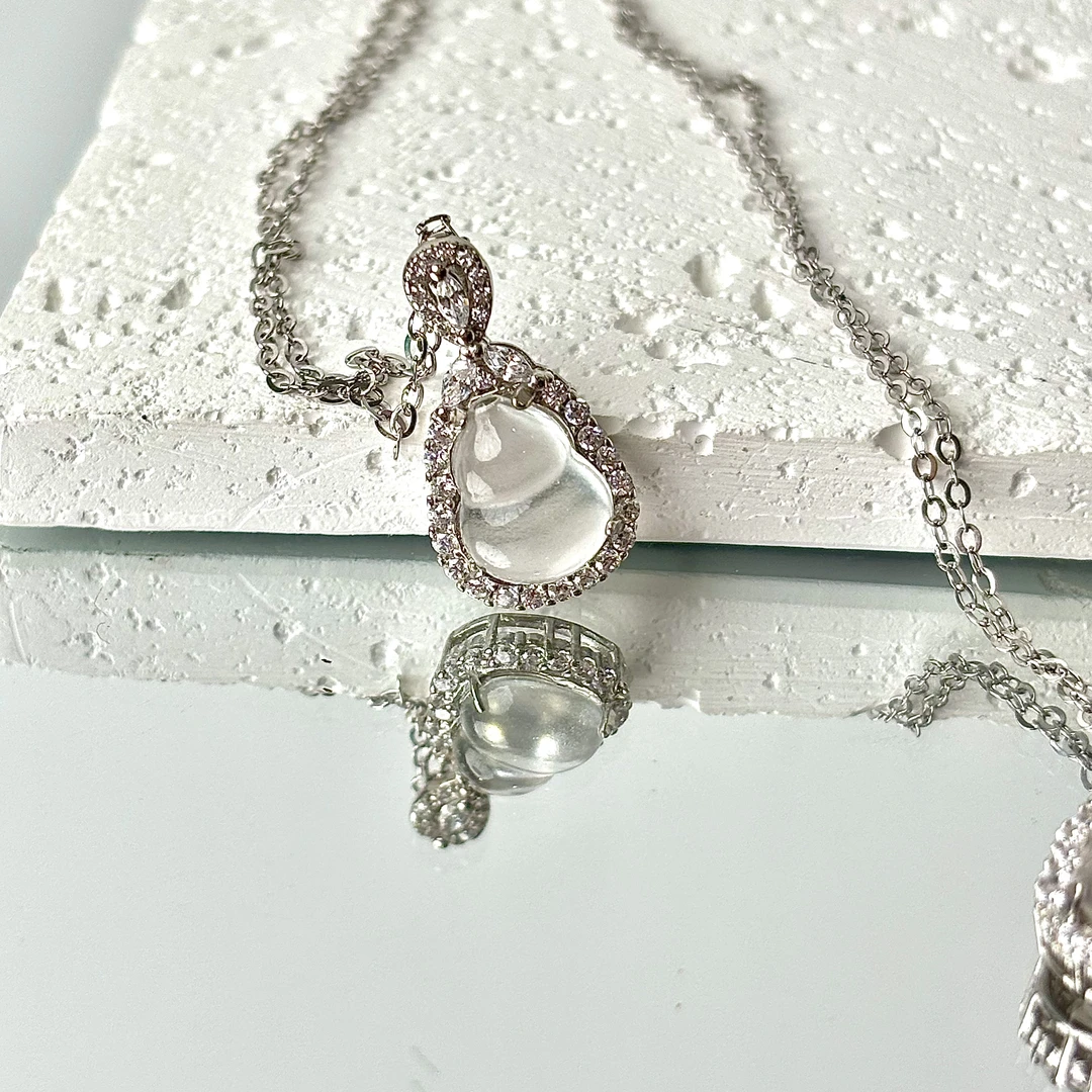 【2343 玉葫芦坠】玉髓吊坠项链面小仙多样性发其一Z