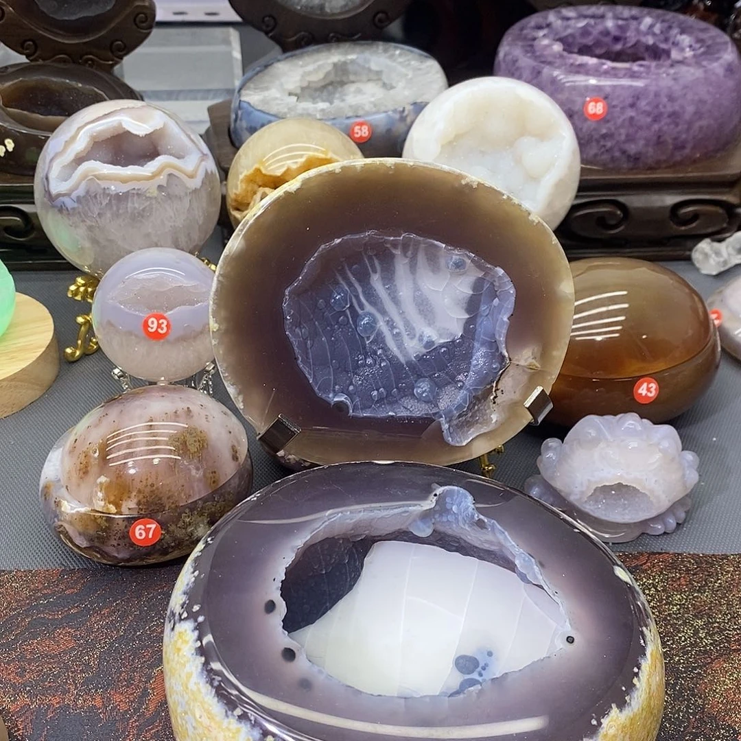 摆件紫晶未镶嵌聚宝盆