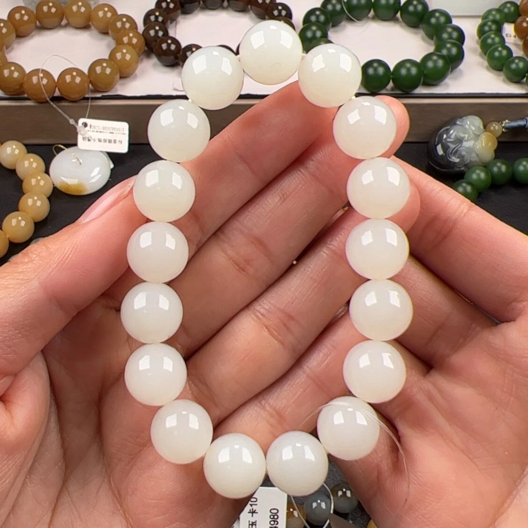 和田玉手链未镶嵌1****"