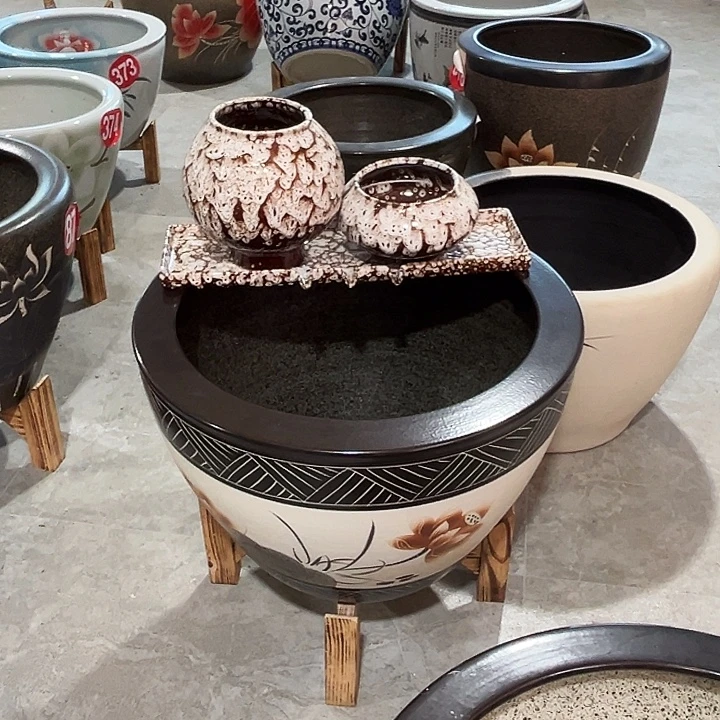 景德镇陶瓷鱼缸艺术