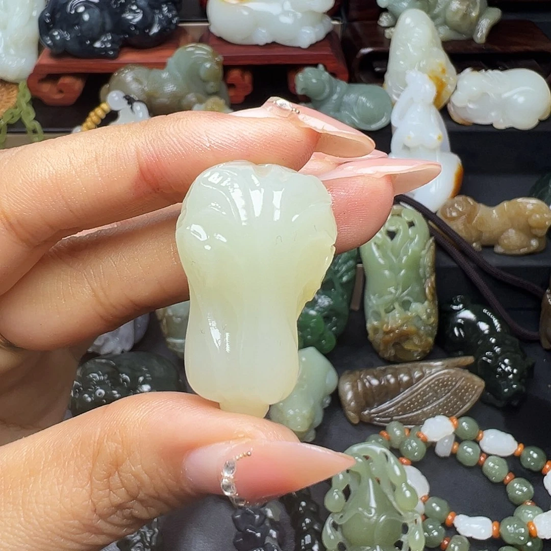 ᝰ****软玉未镶嵌挂件天然