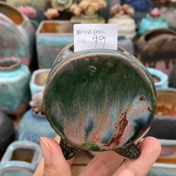 粗砂花盆1987盆新中式D867