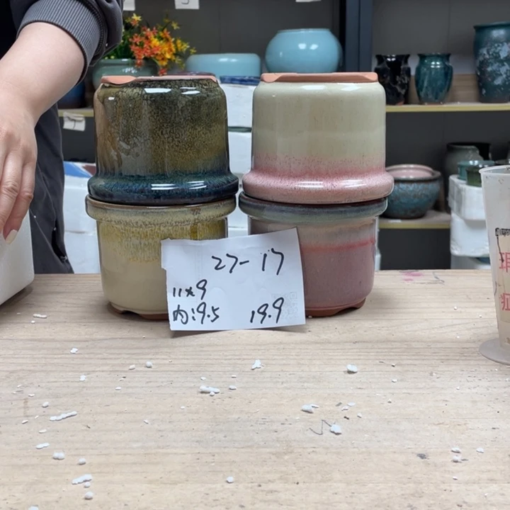 紫砂花盆多肉花盆微瑕17