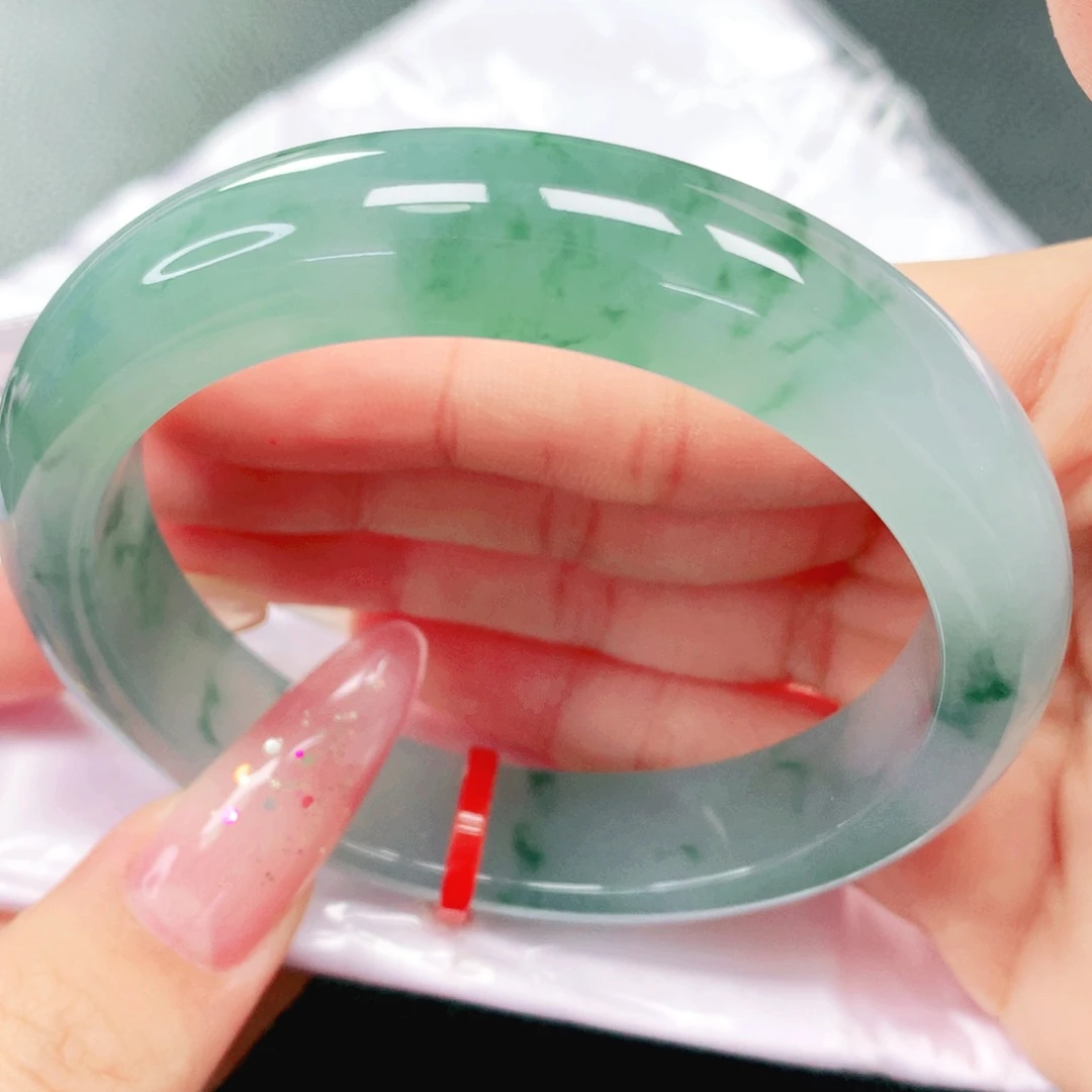 翡翠未镶嵌手镯58