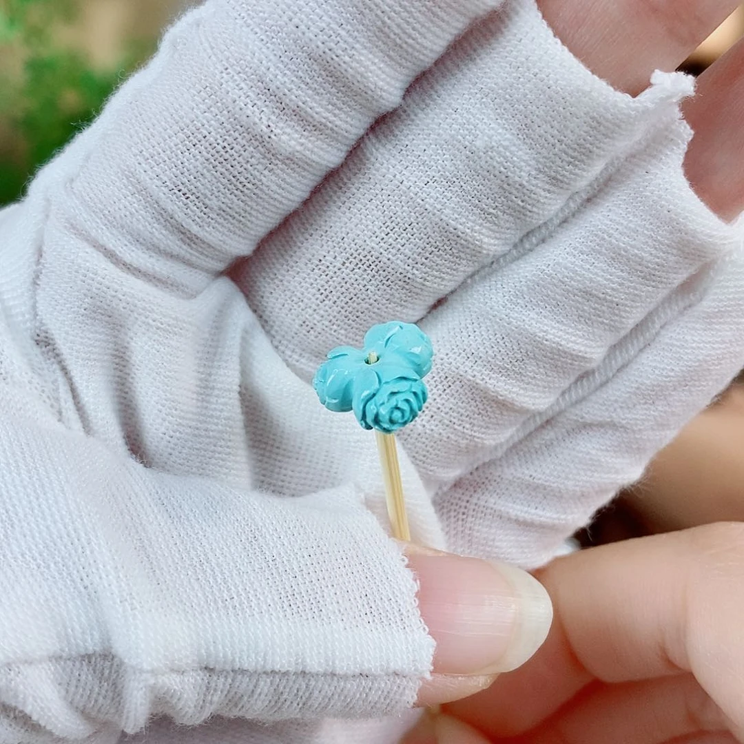 未镶嵌绿松石珠宝奇石