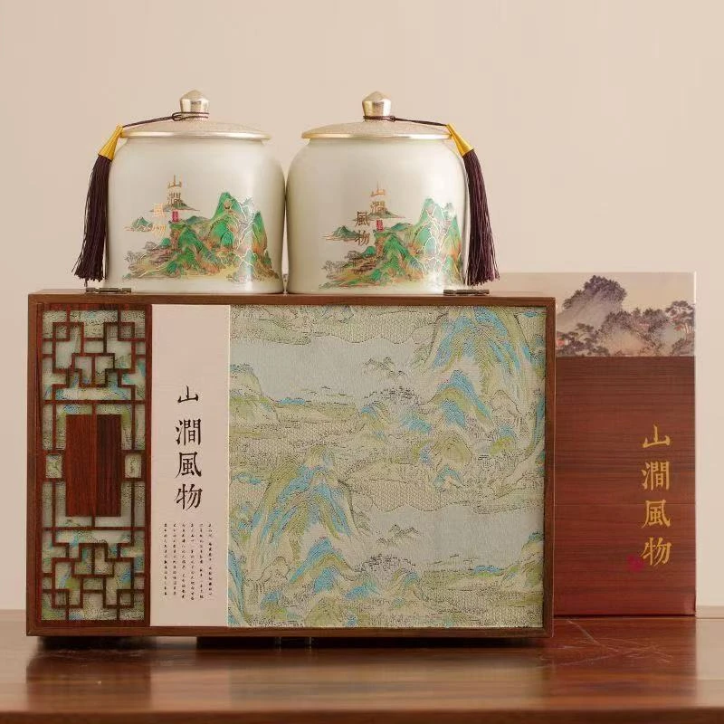 【顺丰包邮】山涧风物 明前龙井茶礼盒装春茶绿茶高档送礼佳品300g