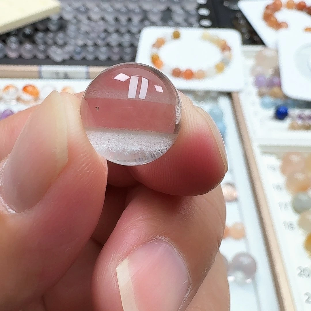 小***明水晶珠宝半成品未镶嵌
