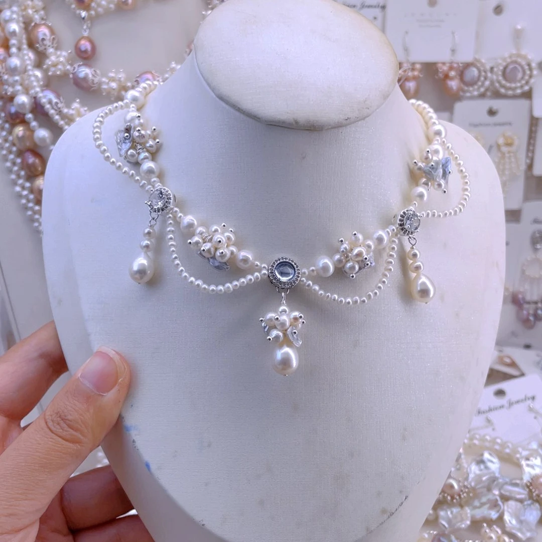 未镶嵌耳饰淡水珍珠