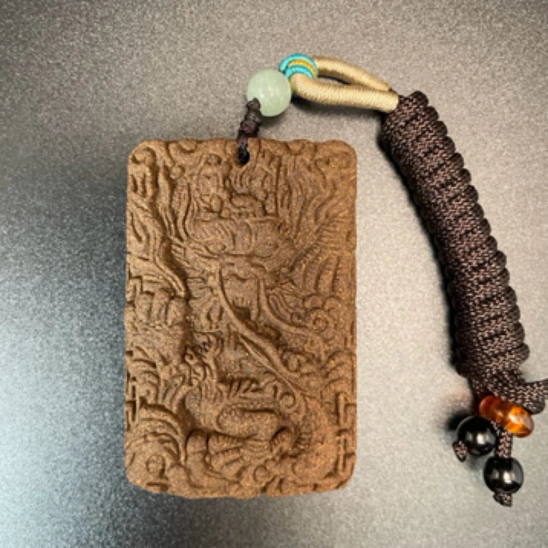 非遗传承古法合香牌飞龙在天双面合香牌