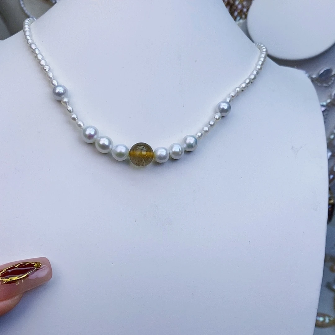 淡水珍珠颈饰未镶嵌