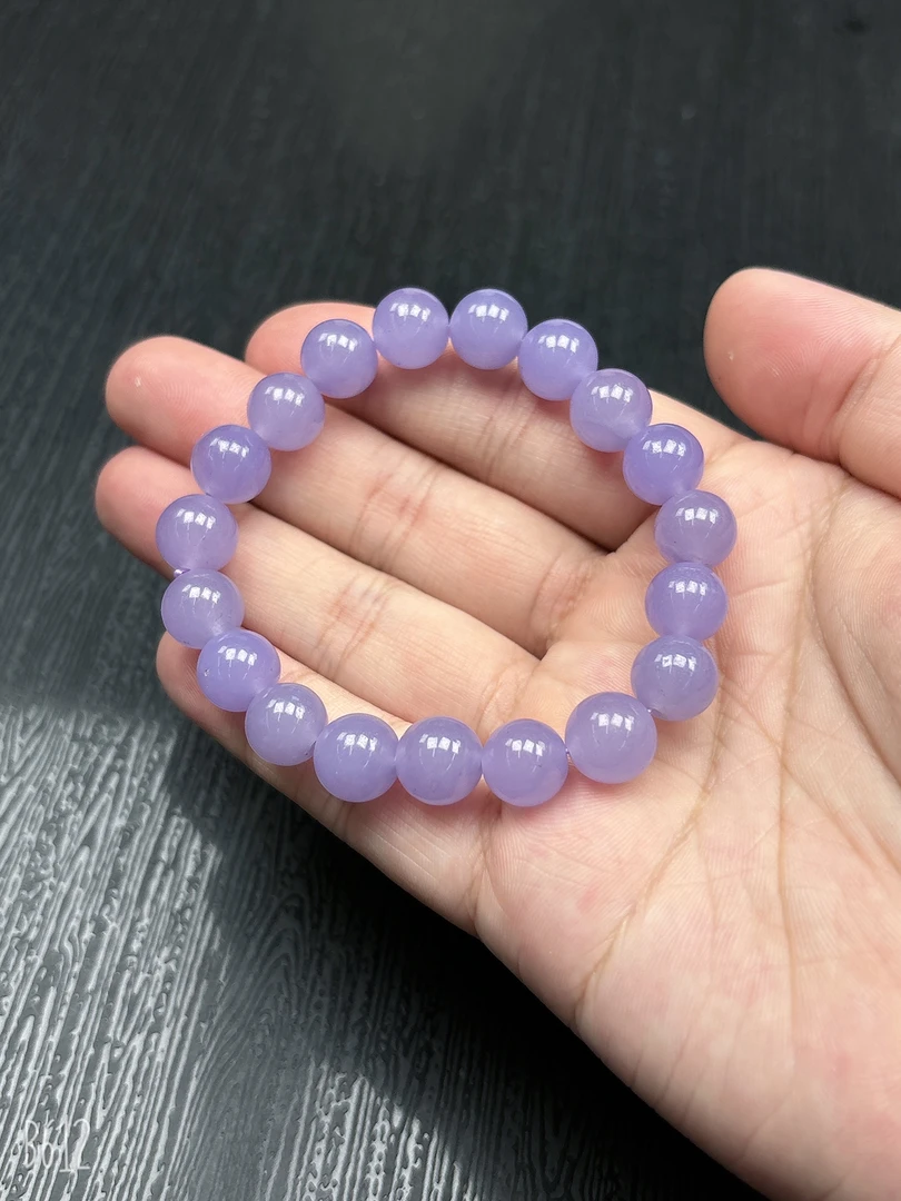 A65 缅甸冰紫罗兰手串卡10mm