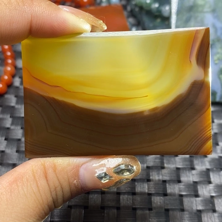 【闪购商品】玛瑙/玉髓颈饰未镶嵌疏*河