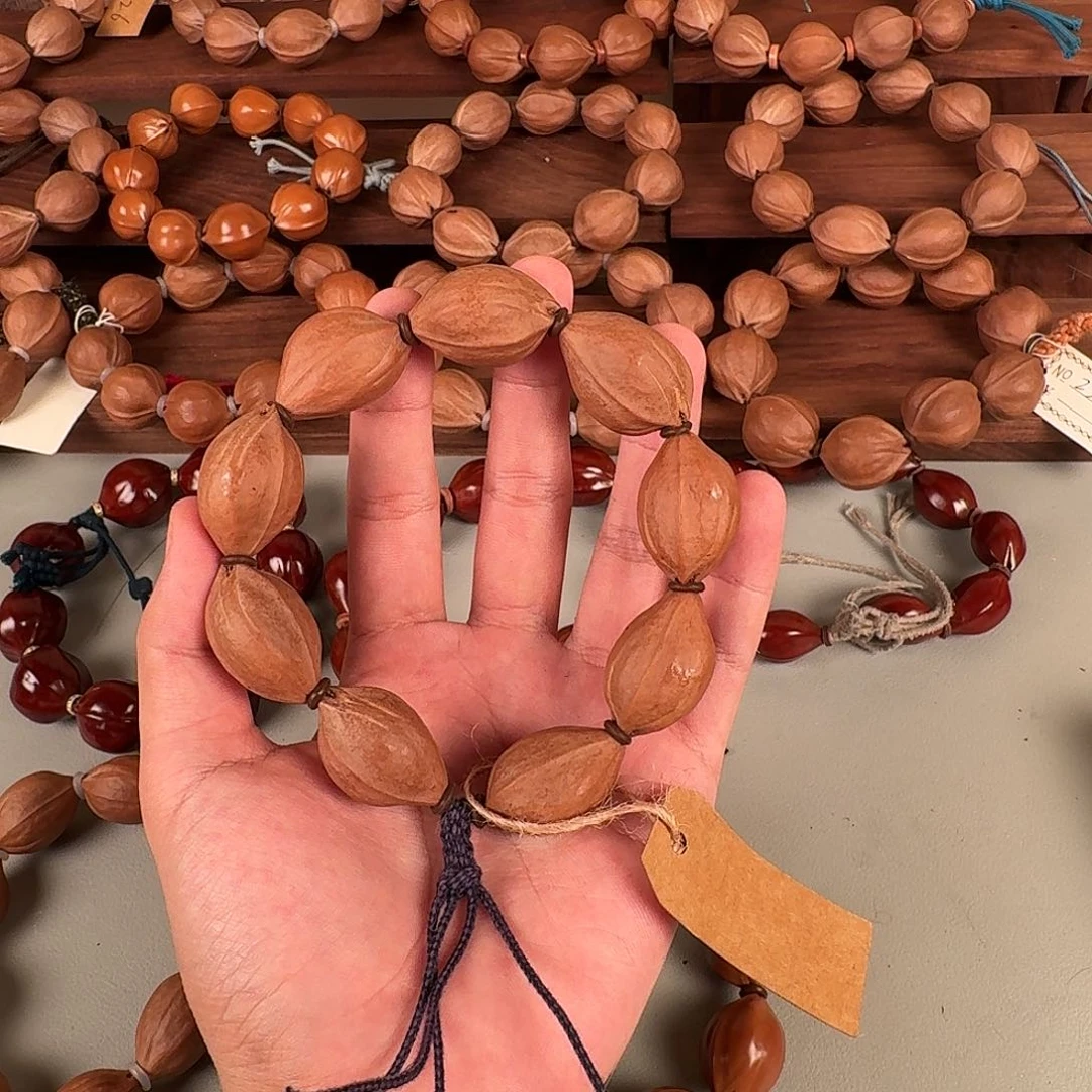 橄榄核手串/手链M*钱19尺寸原生态梅林铁核