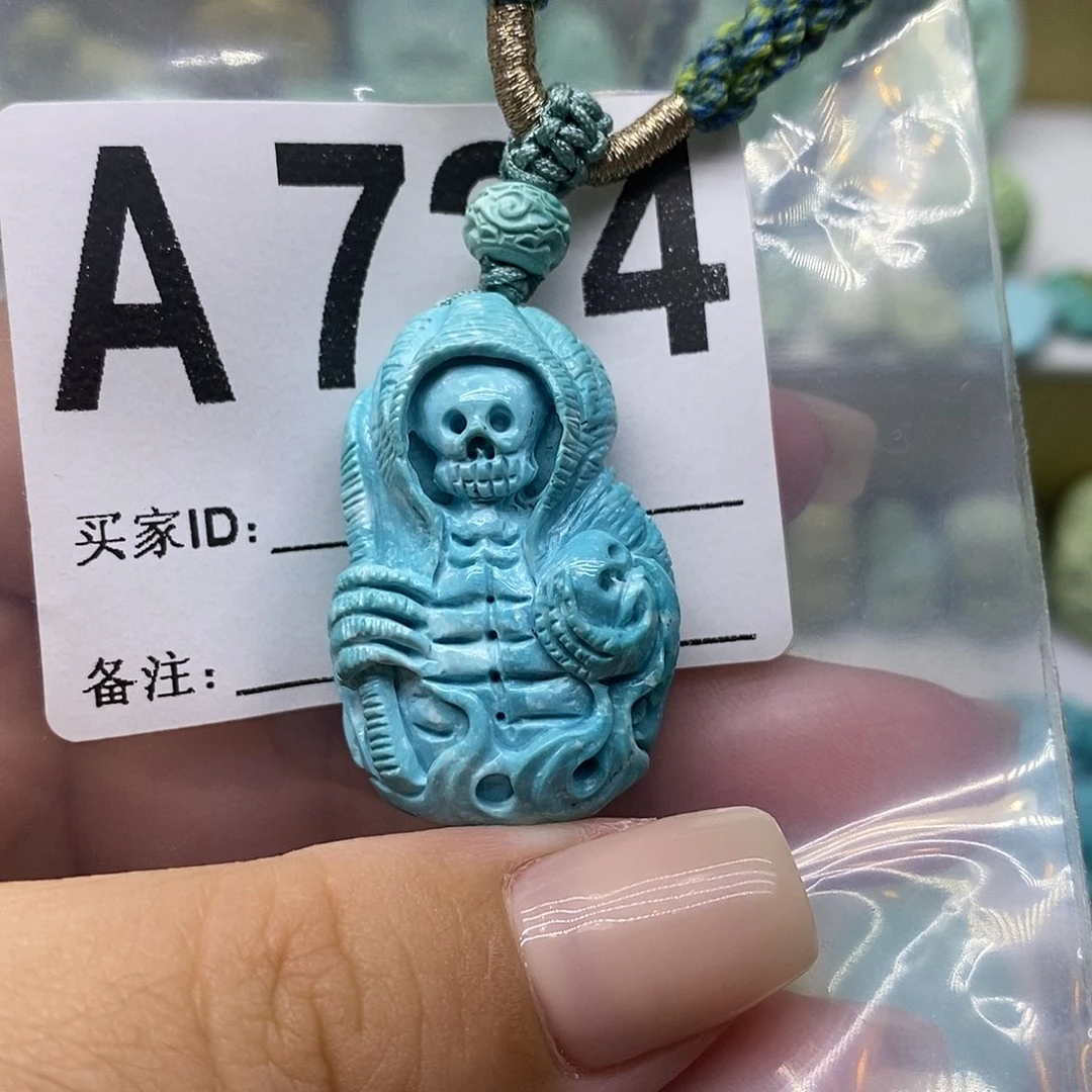 绿松石未镶嵌绿松石配饰定制