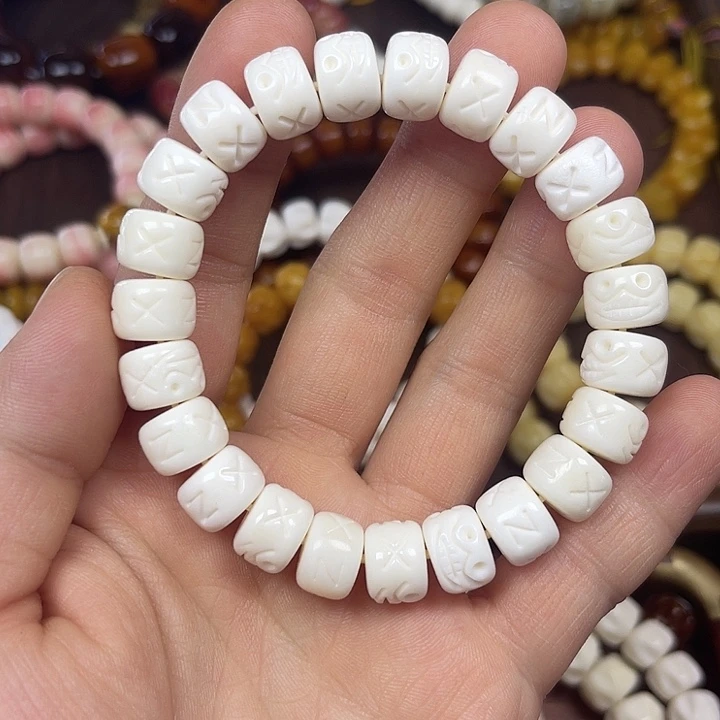 驼骨手串/手链阿呆鹿骨12