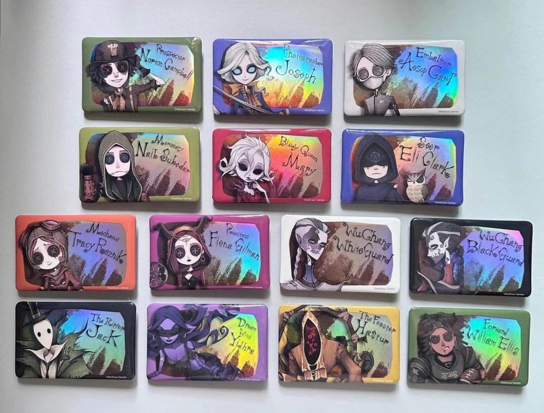 第五人格方形旧pop吧唧徽章正版日谷勘探约瑟夫