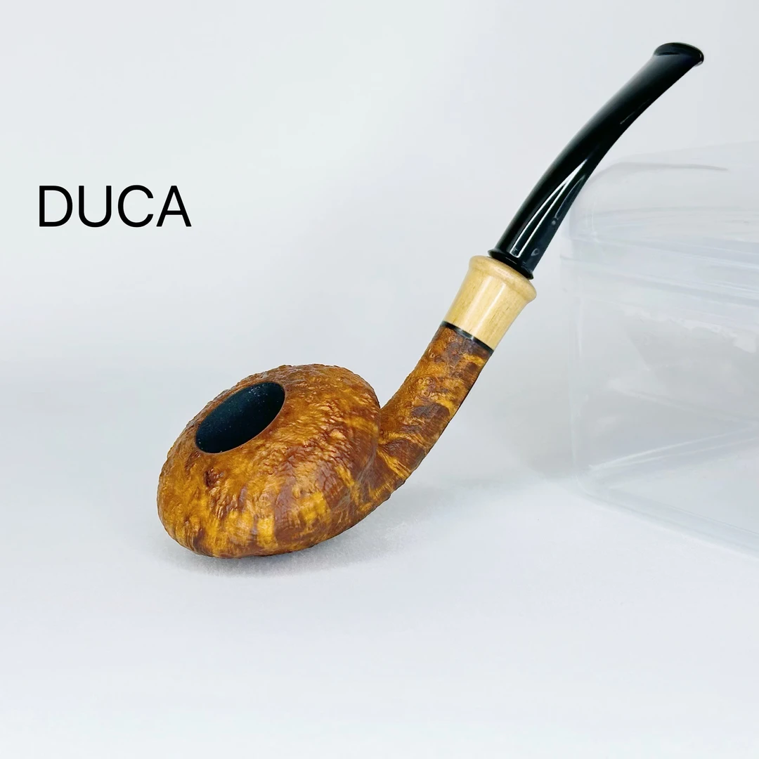 DUCA意大利杜卡自由飞碟斗型石楠木手工烟斗（小容量过肺海浪）