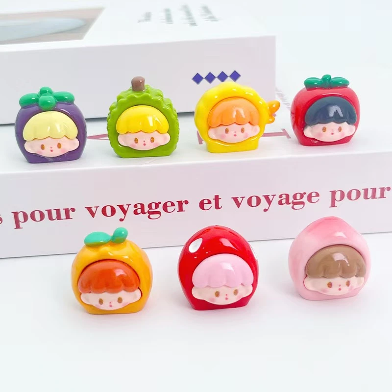 【单许愿+九宫格+对对碰】实色水果阿卓树脂摆件