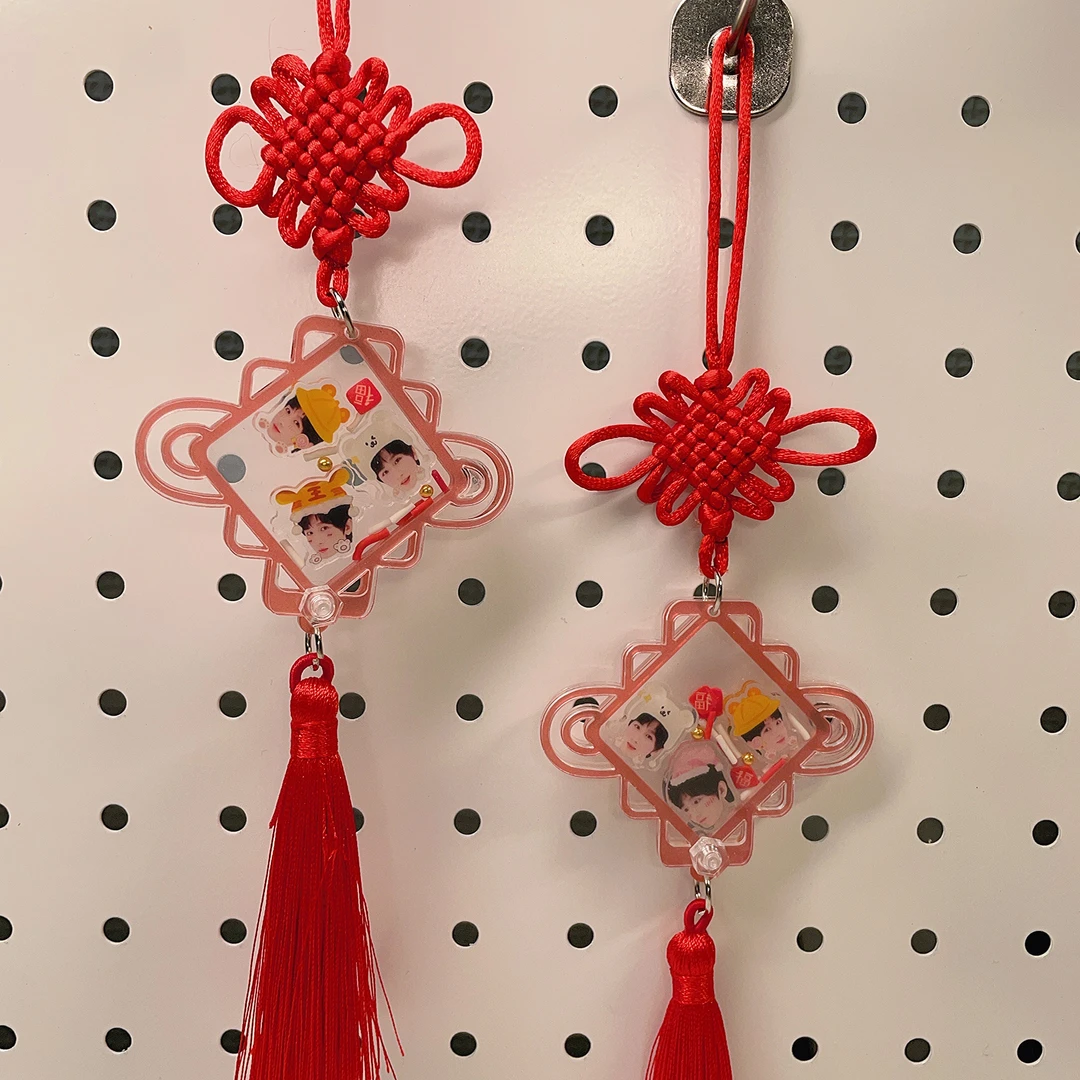 【中国结摇摇乐】淇淇可爱表情包新年挂件长25cm