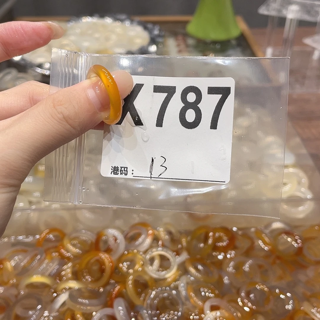 玛瑙/玉髓未镶嵌戒指787