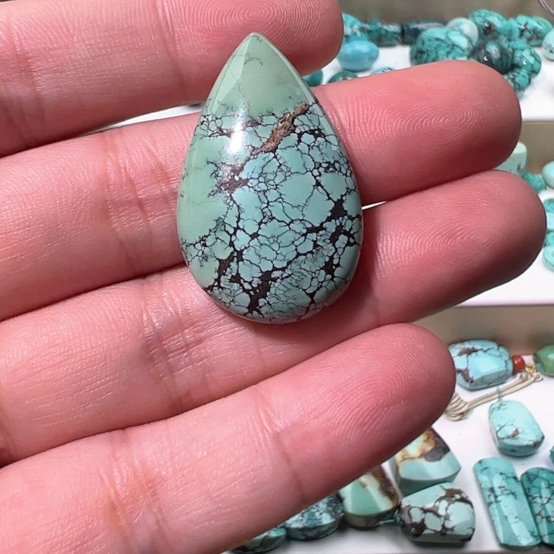 绿松石无事牌未镶嵌