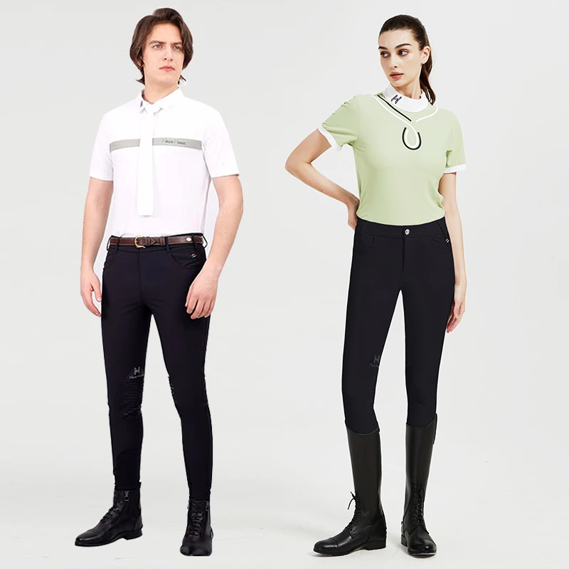 Hello Horse马术马裤韩国面料弹力骑马裤马术服男女修身尤莱特