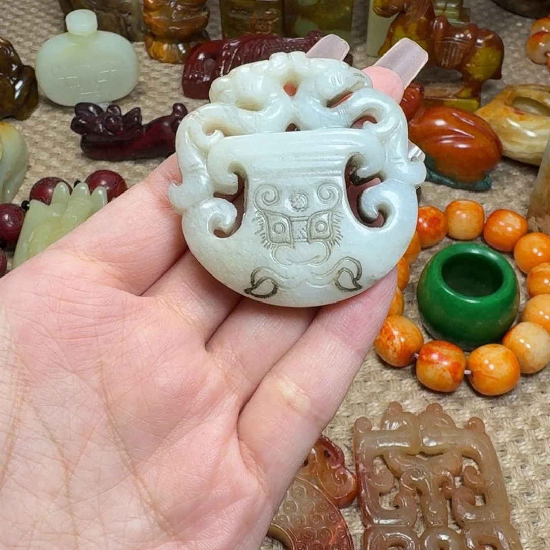 吊坠白玉菩提挂件