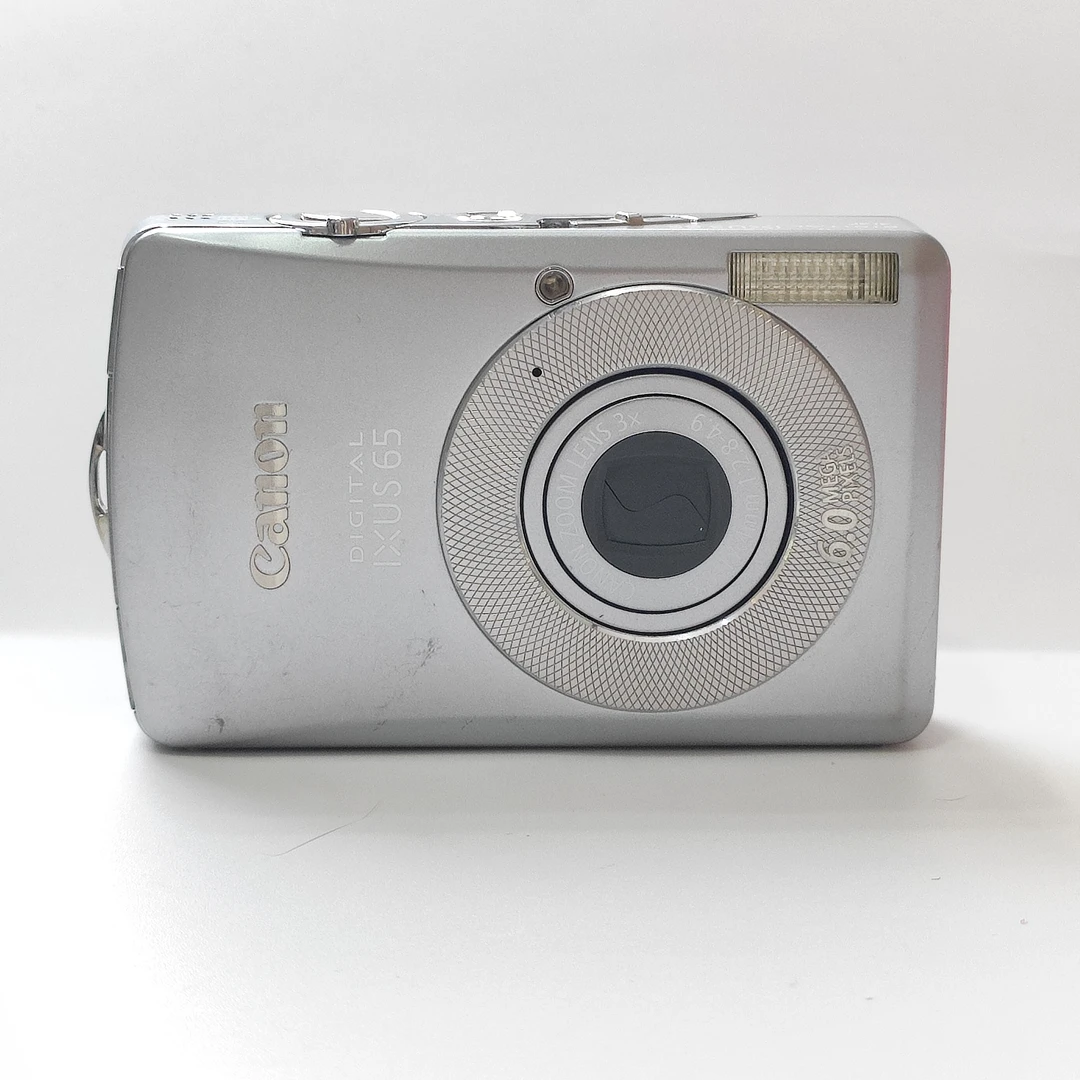 95新 Canon/佳能 ixus65银色600w像素3x光变ccd数码相机