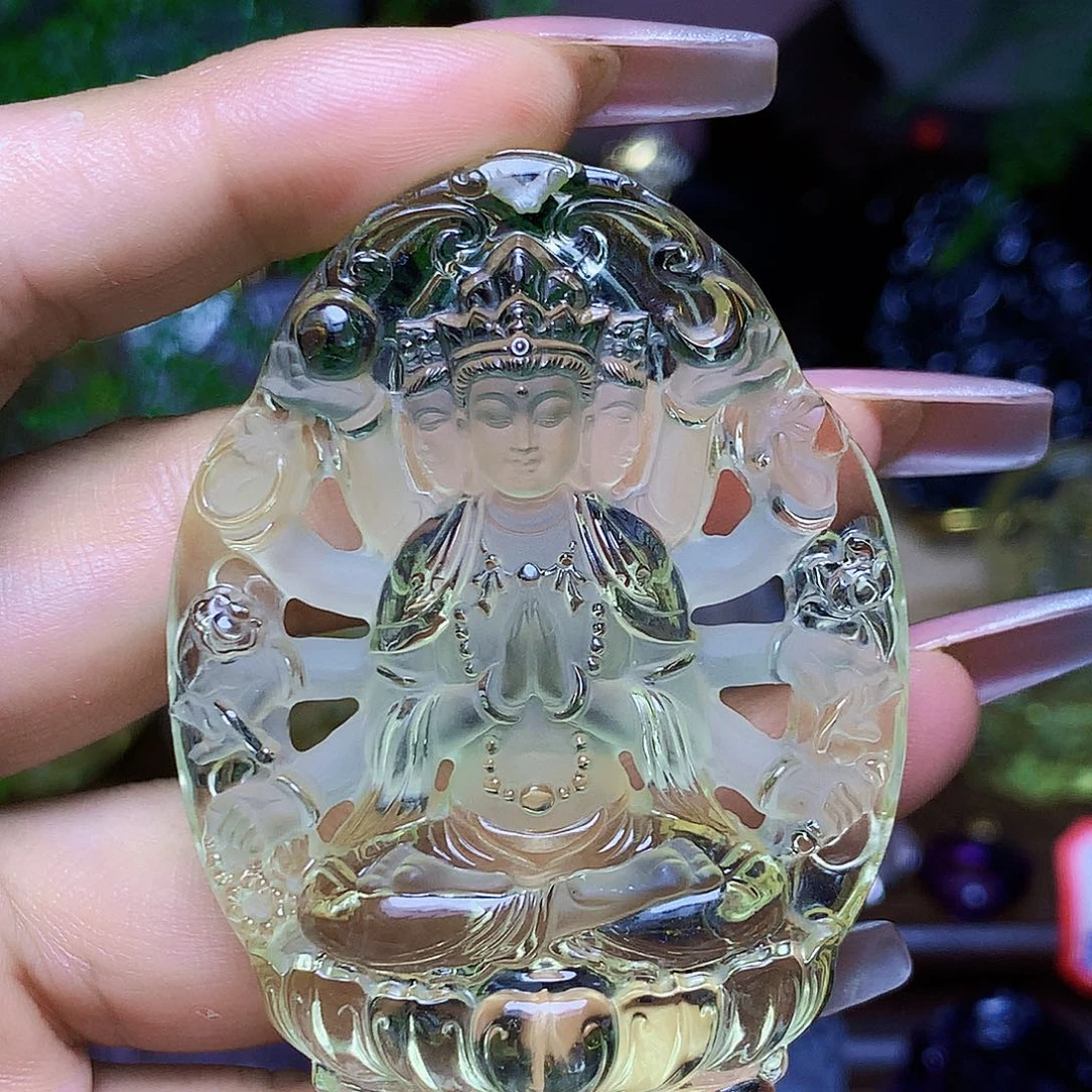 自***愈颈饰未镶嵌水晶天然