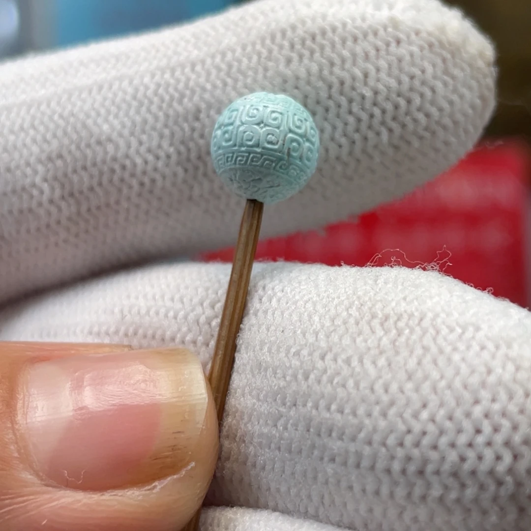 绿松石未镶嵌挂件