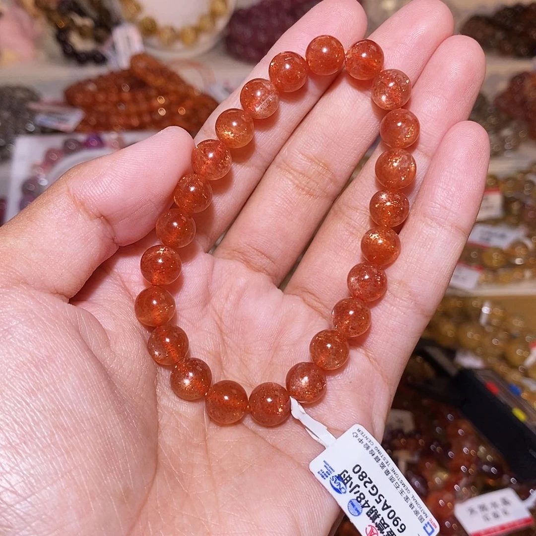 Y****手链未镶嵌长石金太阳8mm