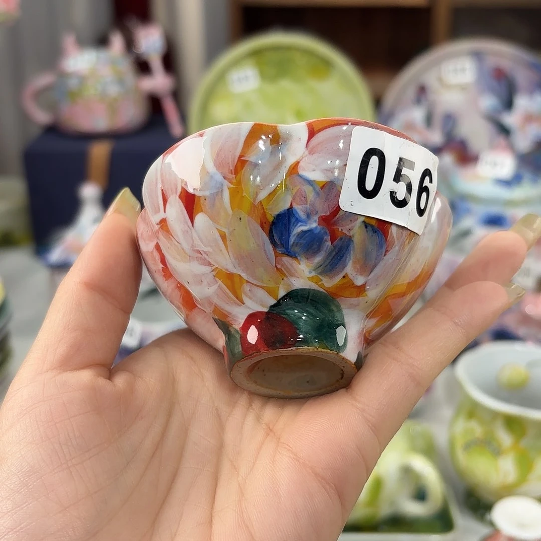 景德镇手绘高温釉下彩陶瓷茶具