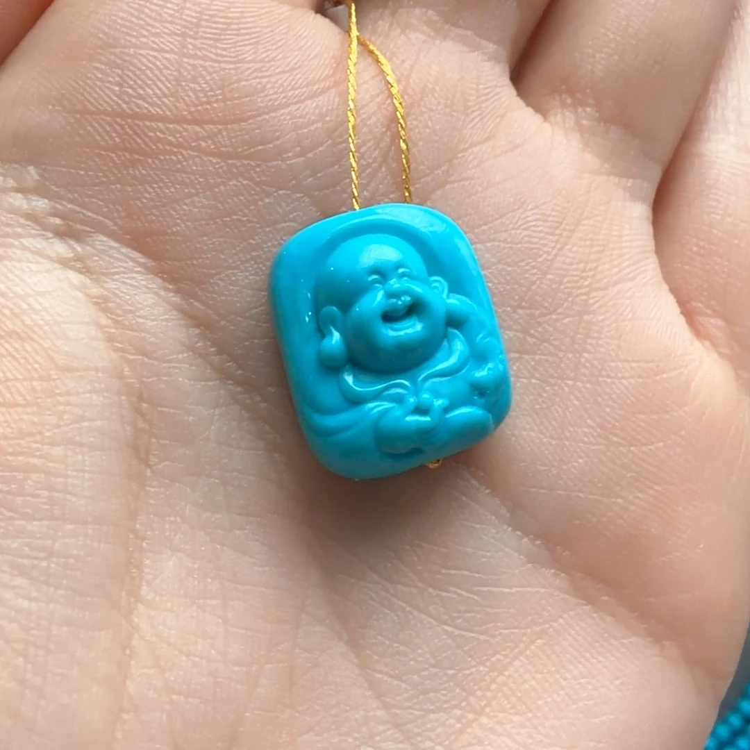 绿松石未镶嵌颈饰