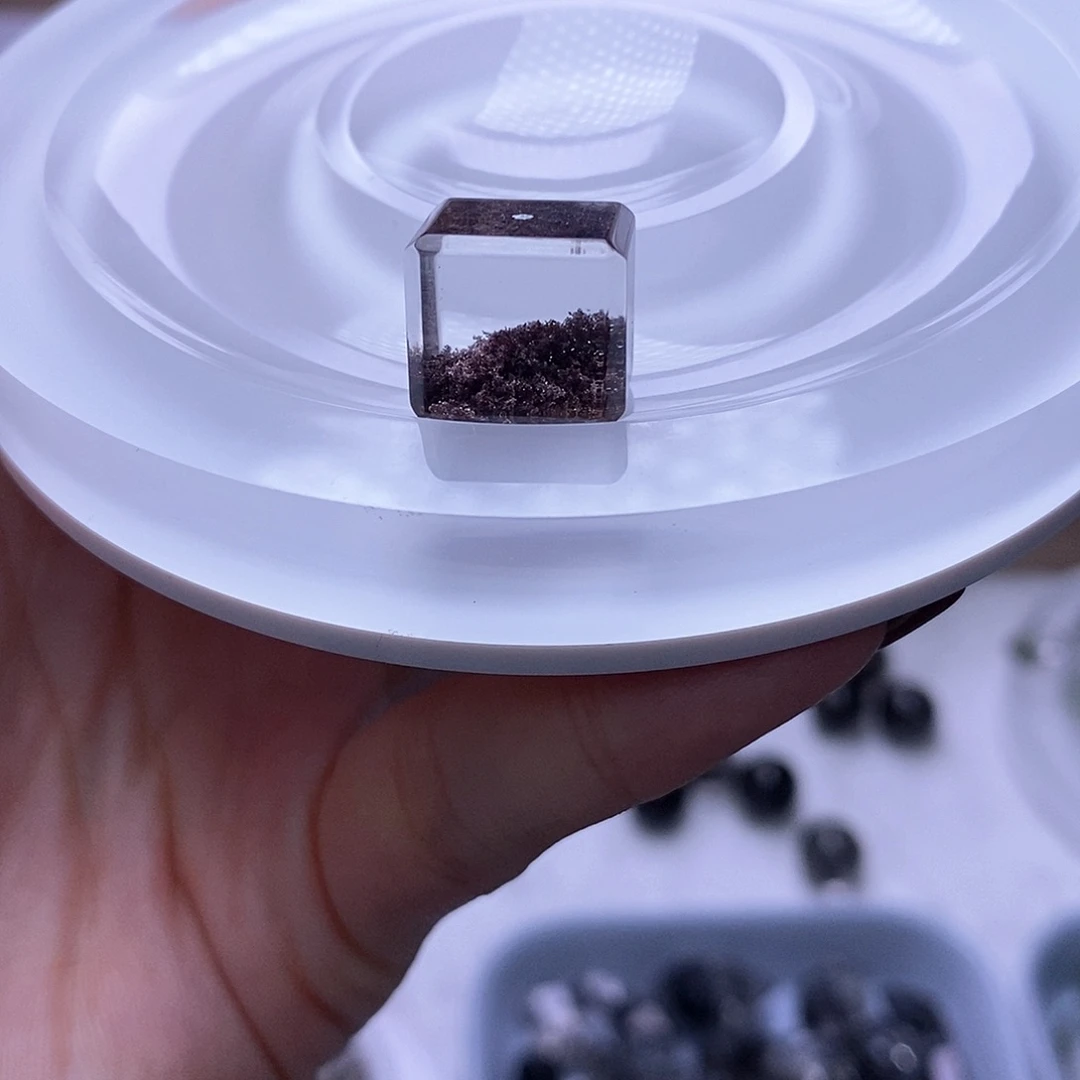 水晶天然水晶定制打孔不退换未镶嵌