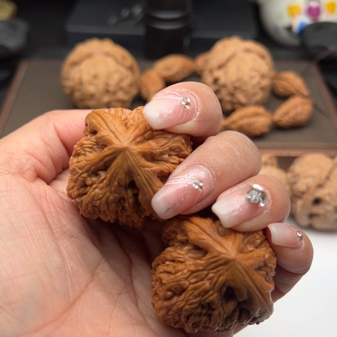 文玩核桃把件虎头王41