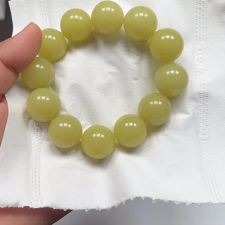 手链未镶嵌和田玉（糖玉）