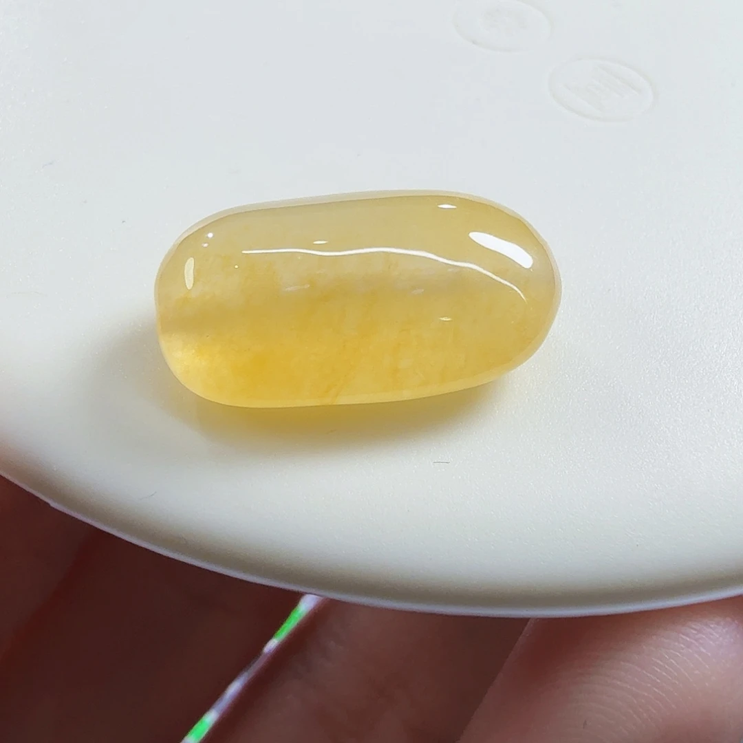 翡翠未镶嵌颈饰金黄大枣珠