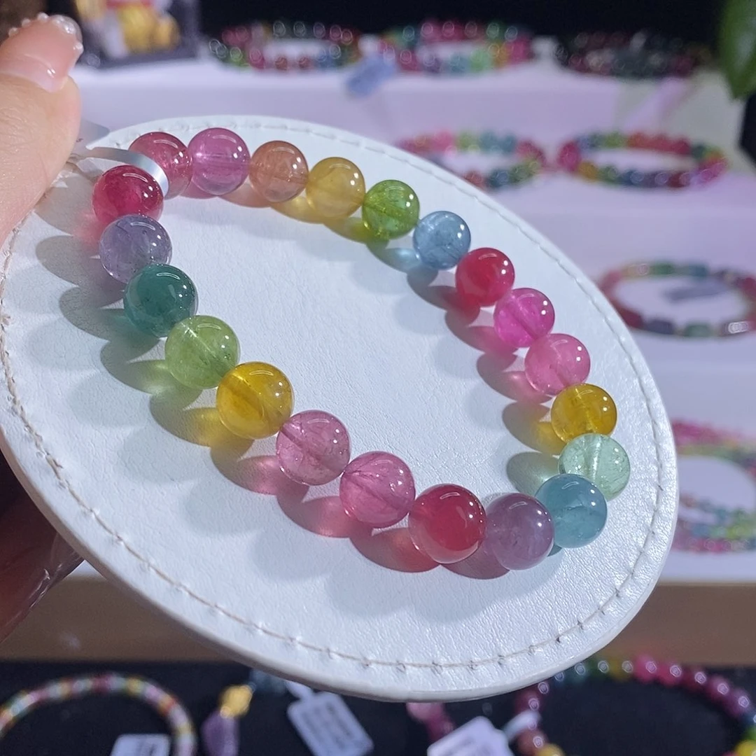 未镶嵌手链碧玺荧光