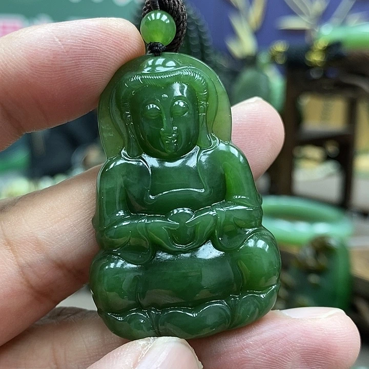 和田玉（碧玉）未镶嵌颈饰