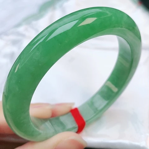 未镶嵌手镯翡翠53圈口250004