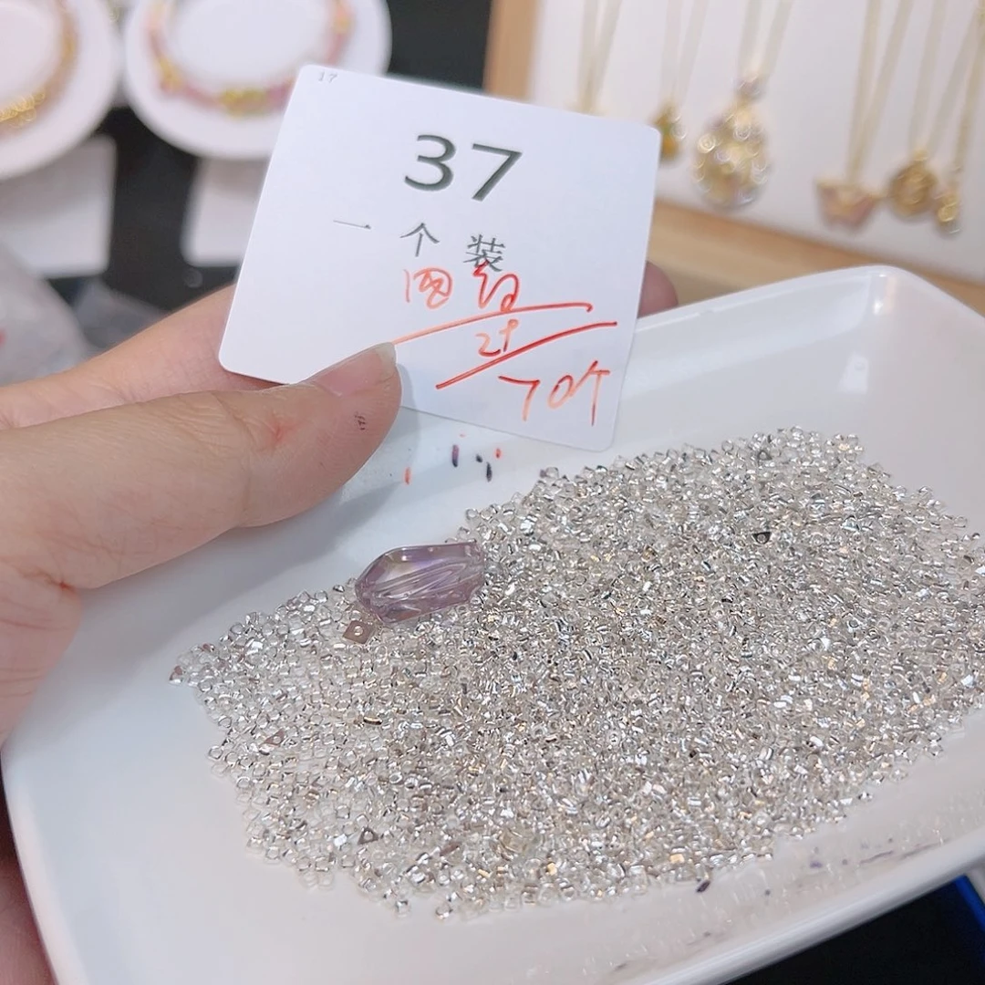 紫晶珠宝半成品银S925镶嵌37