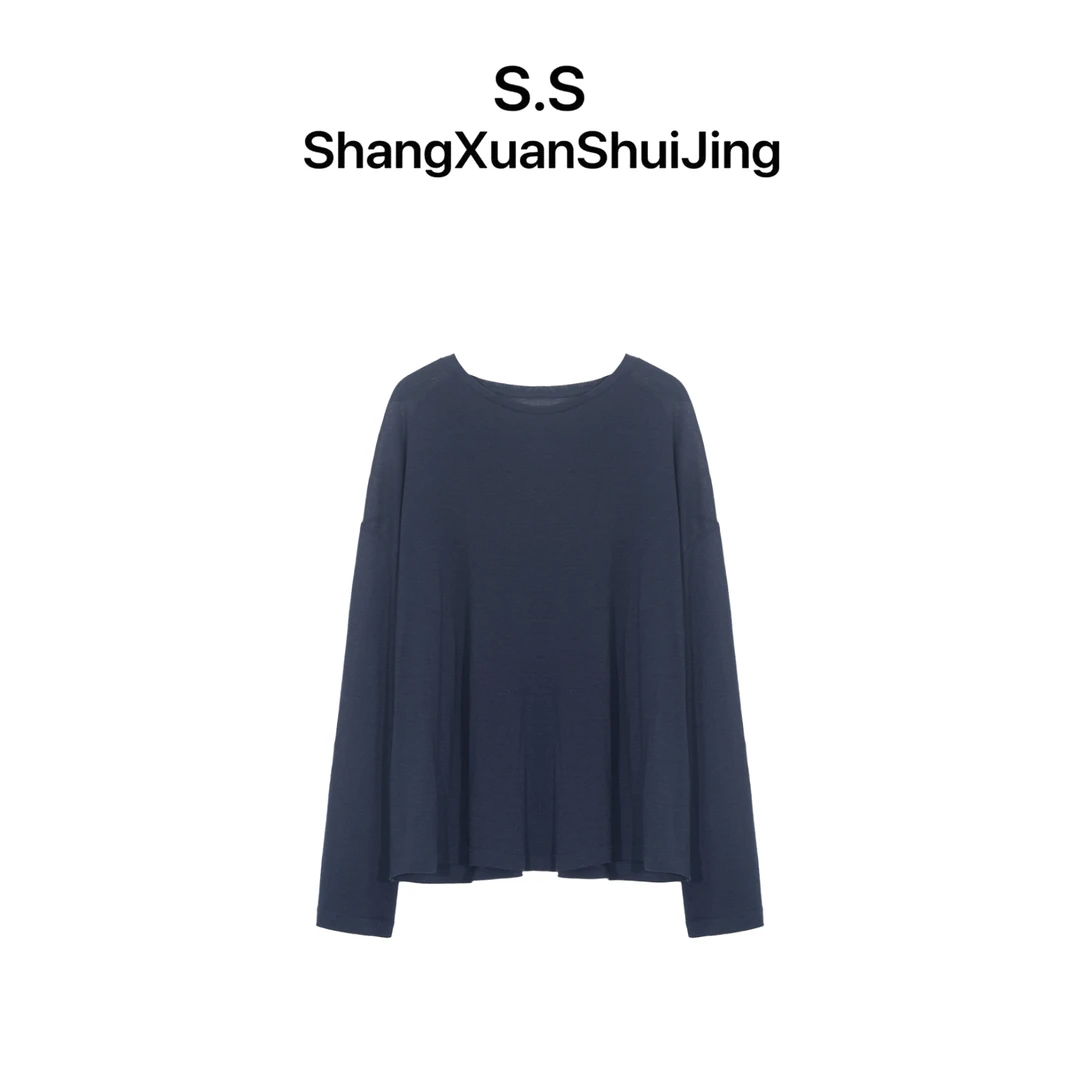 上玄水镜&【棉花糖】 时尚设计师款女装 百搭潮流T恤 T2522526