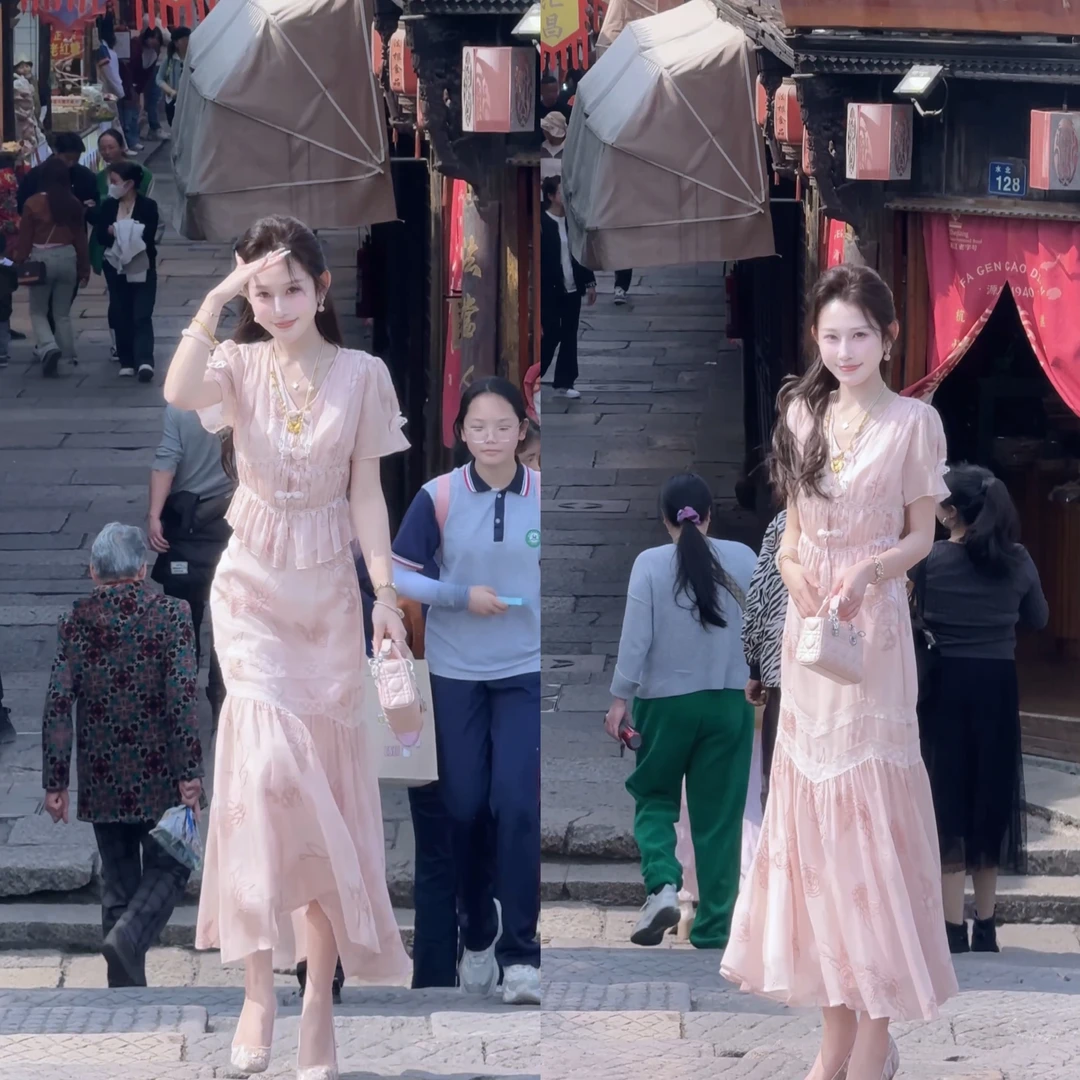 【婷婷】《玫瑰的故事》温柔重返18灵动绣花套装 TTY2SX157【Q】