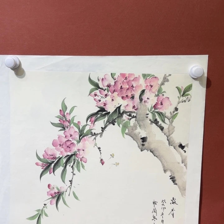 国画听兰老师花鸟