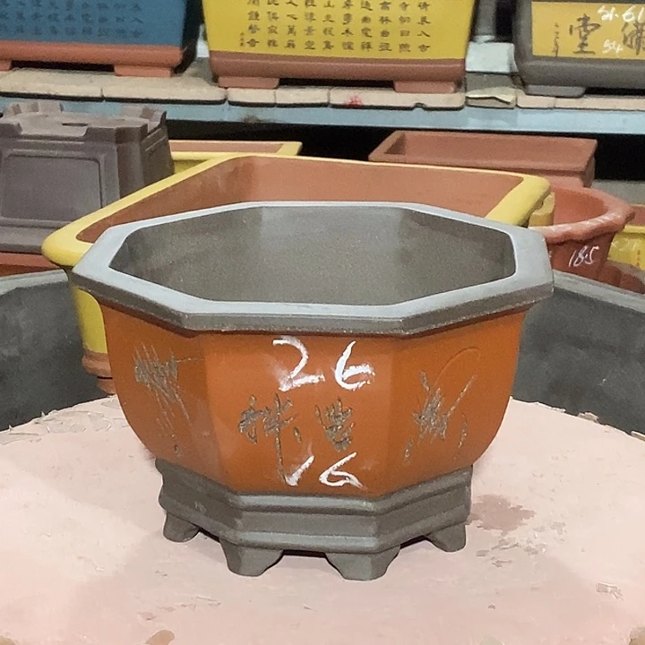 宜兴紫砂花盆花盆包邮